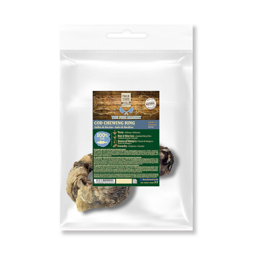 2 uds. True Origins Anillos Bacalao Snack para perros, , large Imagen numero 2